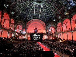 Penyerahan Ballon dOr 2018 berlangsung di Grand Palais, Paris, Prancis, Selasa (4/12/2018) dinihari WIB. (Foto: Benoit Tessier/Reuters)