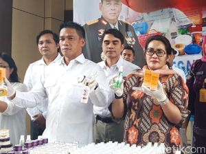 Polisi Amankan Kosmetik Ilegal yang Endorse 6 Artis Indonesia