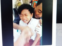 Kocak! Viral Bocah SD Ketakutan Disuntik Sambil Nyanyi Lagu BLACKPINK