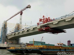 Jembatan Musi IV Palembang Siap Diresmikan Jokowi