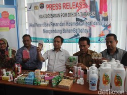 Ribuan Kosmetik Ilegal dari Malaysia-Taiwan Diamankan di Tarakan