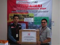 Ajinomoto Beri Bantuan Produk Dapur Umum ke Korban Gempa Sulteng