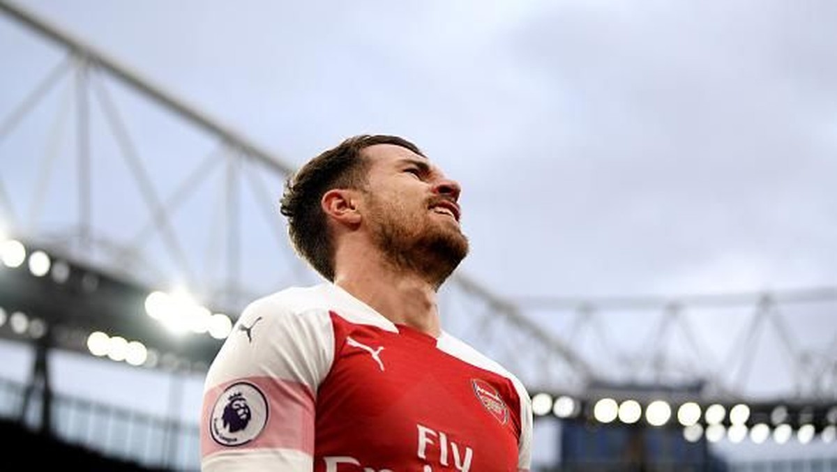 Pemain Arsenal, Aaron Ramsey. (Foto: Shaun Botterill/Getty Images)