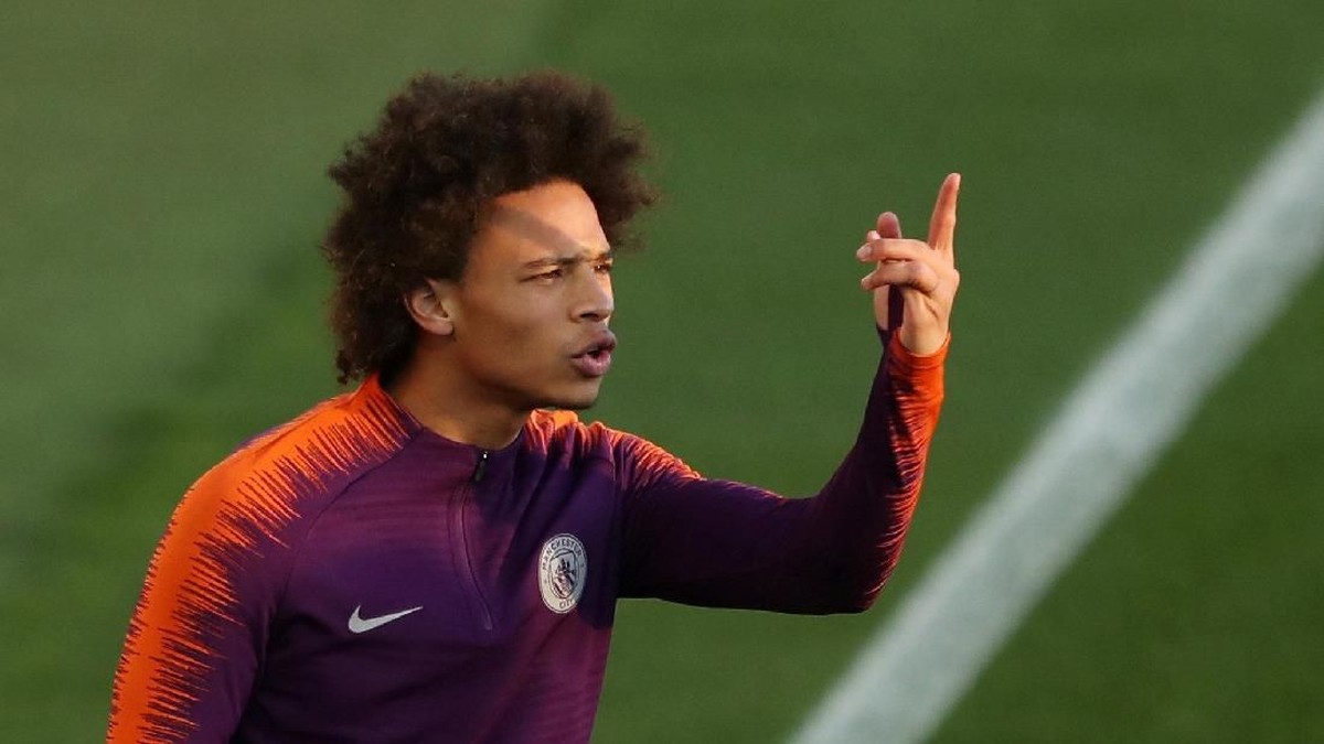 Leroy Sane bakal dapat kontrak baru dari Manchester City (Lee Smith/REUTERS)