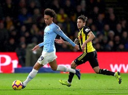 Sane Bawa City Ungguli Watford di Babak Pertama