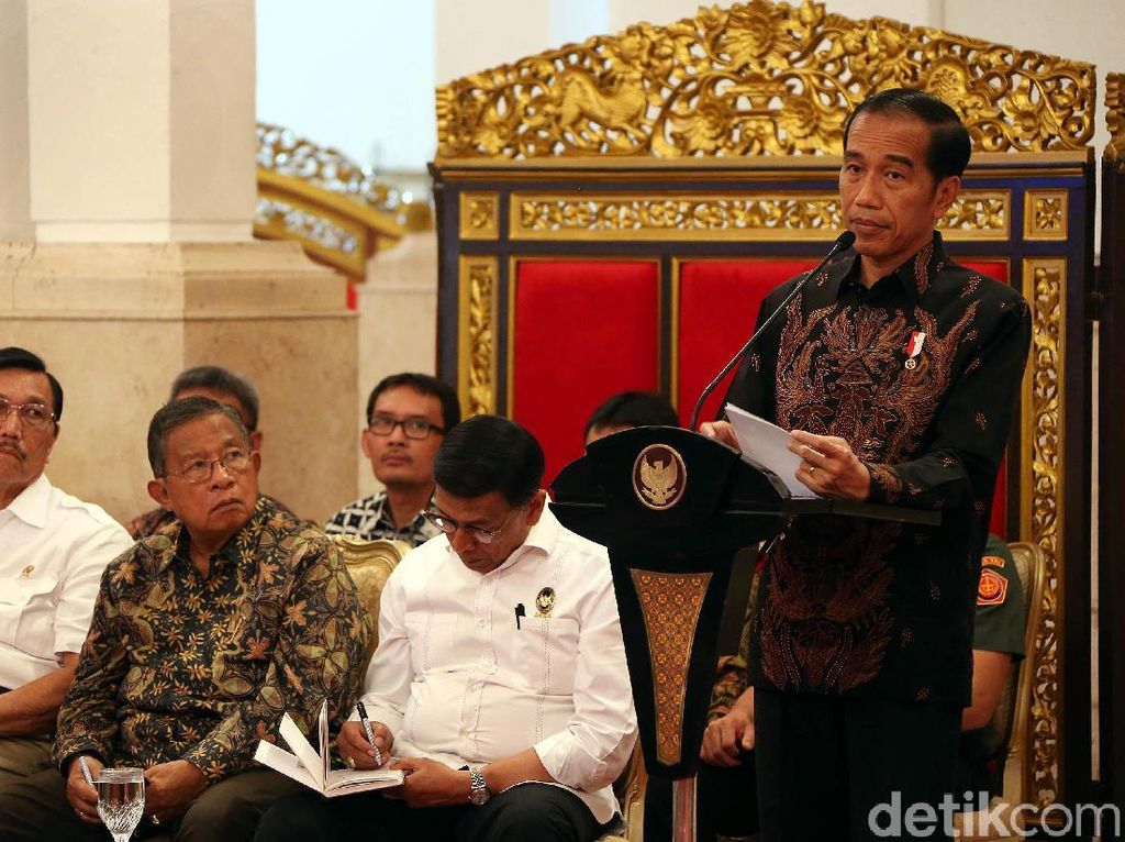 Rapat Bahas APBN 2020, Jokowi Singgung Ekonomi Global Rapat Bahas APBN 2020, Jokowi Singgung Ekonomi Global