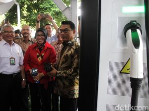 Ngecas Mobil Listrik di BPPT, 30 Menit Cukup