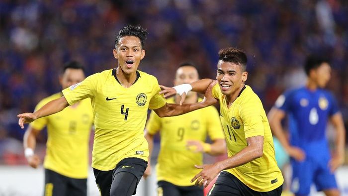 Malaysia lolos ke final Piala AFF 2018 usai singkirkan Thailand (Pakawich Damrongkiattisak/Getty Images) Malaysia lolos ke final Piala AFF 2018 usai singkirkan Thailand (Pakawich Damrongkiattisak/Getty Images)