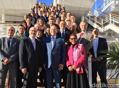 Saat Susi Bertemu Pangeran Albert di Monaco