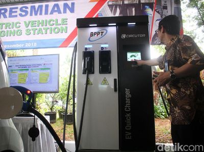 Tempat Ngecas Kendaraan Listrik Hadir di BPPT