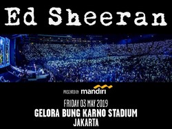 Serbu! Tiket Konser Ed Sheeran di Jakarta Resmi Dijual