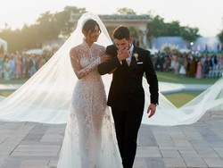 Gaun Megah Priyanka Chopra: Veil Panjang 22 Meter & Dijahit Pesan Rahasia