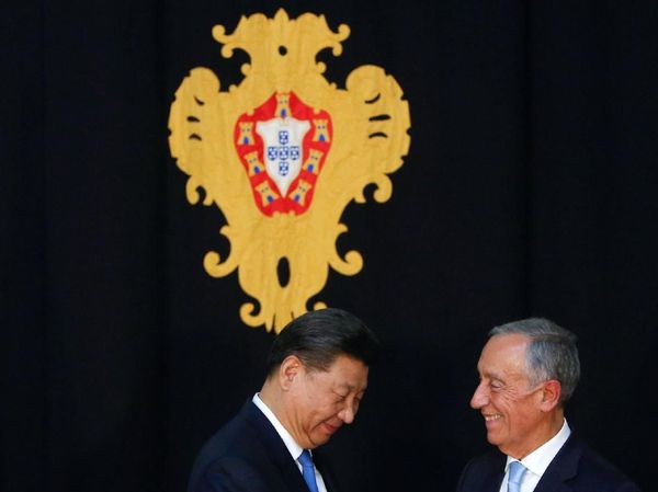 Potret Presiden China Xi Jinping Kunjungi Portugal