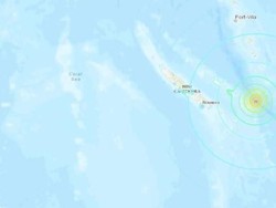 Gempa 7,5 SR Landa Vanuatu dan Kaledonia Baru, Berpotensi Tsunami
