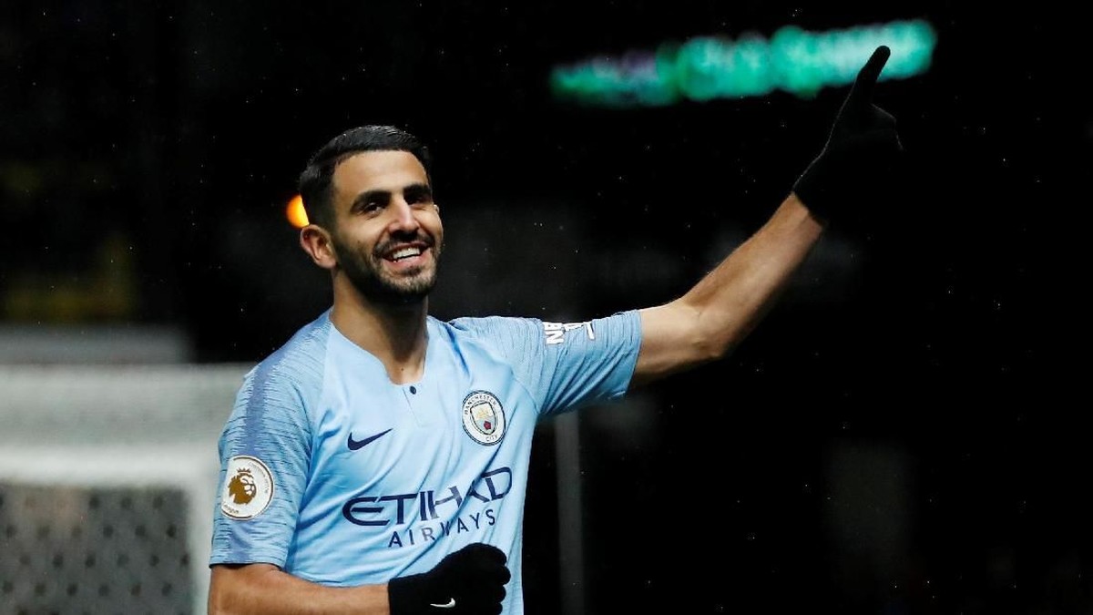 Pemain Manchester City, Riyad Mahrez. (Foto: Andrew Boyers/Action Images via Reuters)