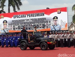 Kapolri Resmikan Polda Banten Naik Jadi Tipe A