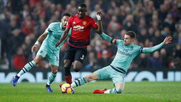 Duel Manchester United lawan Arsenal berlangsung sengit.