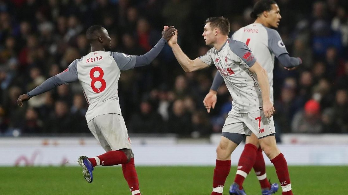 Liverpool saat melawan Burnley. (Foto: Scott Heppell/Reuters)