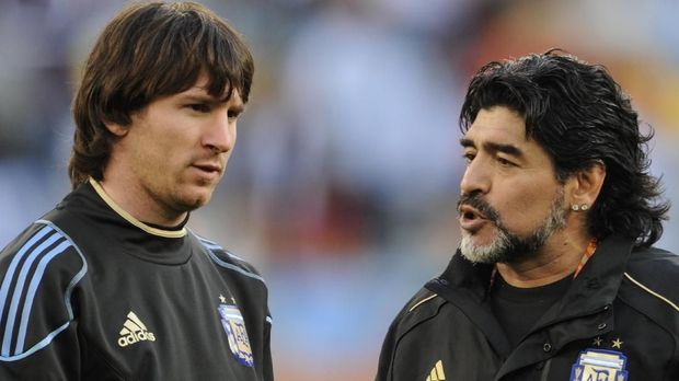 Maradona kerap mengkritik Messi dalam beberapa kesempatan terakhir.