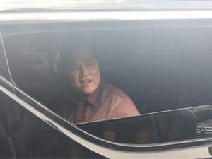 Erick Thohir Ngopi Bareng Wiranto