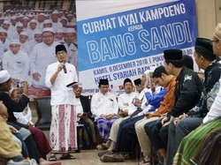 Di Malang, Sandi Tawarkan Solusi OKE OCE Kepada Para Kiai Kampung