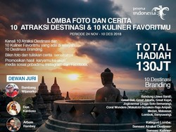 Lagi, Kemenpar Gelar Lomba Foto Berhadiah Rp 65 Juta