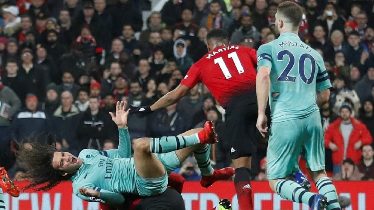 Manchester United berimbang 2-2 saat menjamu Arsenal (Reuters)