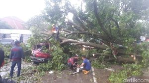 Foto: Dampak Puting Beliung Terjang Bogor