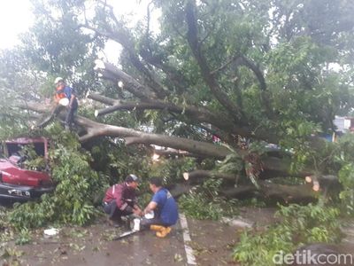Foto: Dampak Puting Beliung Terjang Bogor