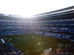 Satu gol Madrid lainnya dicetak Javier Sanchez, sementara gol Melilla dicetak lewat titik putih. Gonzalo Arroyo Moreno/Getty Images.