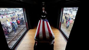 Penghormatan Terakhir untuk Bush Senior