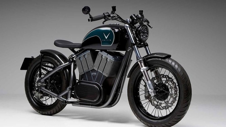 Motor listrik Veitis EV-Twin Foto: MCN Motor listrik Veitis EV-Twin Foto: MCN