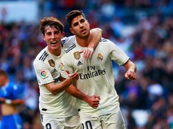 Marco Asensio mencetak 2 gol. Gonzalo Arroyo Moreno/Getty Images.