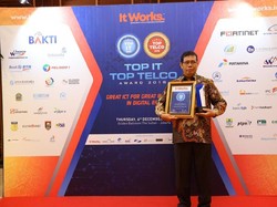 Kementan Raih 3 Penghargaan di Ajang TOP IT & TELCO 2018