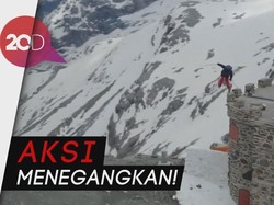 Menuruni Gunung Tertinggi di Italia dengan Papan Ski, Berani?