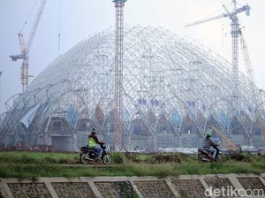 Melihat Pembangunan Masjid Terapung Gedebage Bandung