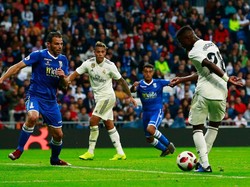 Vinicius Junior mencetak satu gol. Gonzalo Arroyo Moreno/Getty Images.