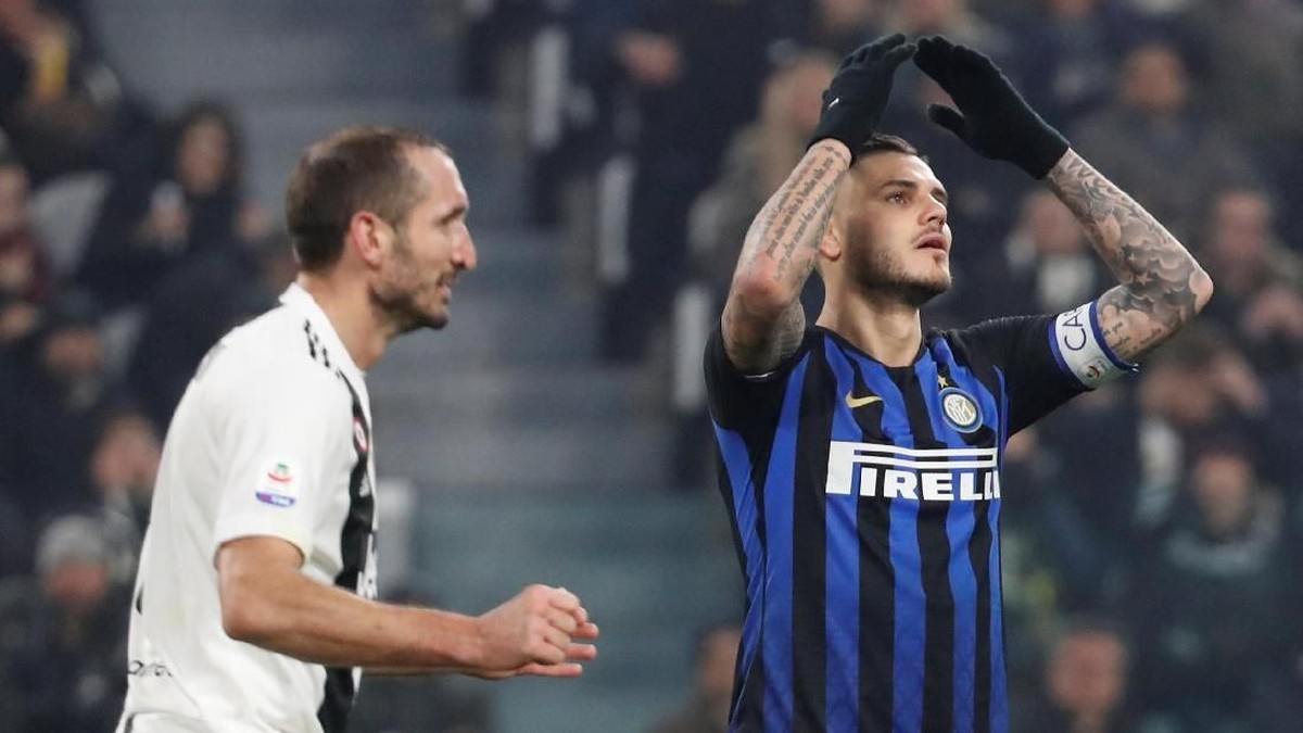 Mauro Icardi tak berdaya di kandang Juventus. (Foto: Stefano Rellandini/Reuters)