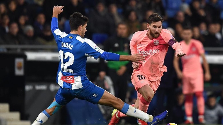 Hasil Espanyol vs Barcelona: Messi Gemilang, Barca Menang