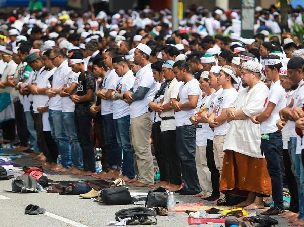 Potret Massa Aksi 812 di Malaysia