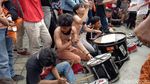 Thejakmania Nobar Persija Vs Mitra Kukar di Lapangan Kemenpora