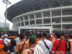 Jelang Laga Persija Vs Mitra Kukar, Jakmania Mulai Datangi GBK