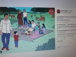 Potret Lengkap Keluarga Jokowi ala Hari Prast