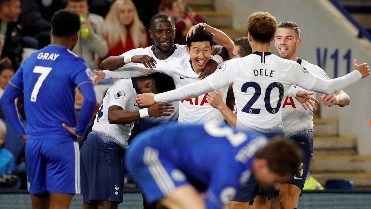 Tottenham Hotspur menang 2-0 di kandang Leicester City (Darren Staples/Reuters)