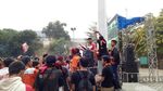 Thejakmania Nobar Persija Vs Mitra Kukar di Lapangan Kemenpora