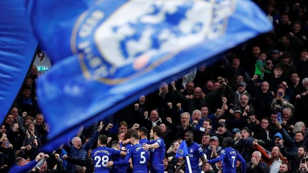 Chelsea berada di papan atas klasemen Liga Inggris 2018/2019.
