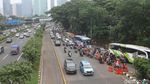 Ribuan Jakmania Mulai Datangi GBK