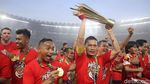 Momen Bersejarah Persija Angkat Trofi Liga 1 2018