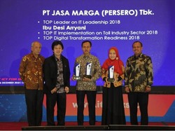 Jasa Marga Raih 3 Penghargaan di Bidang Teknologi Informasi