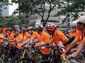 Keseruan Gowes Sepeda di Harris Day Fun Bike 2018
